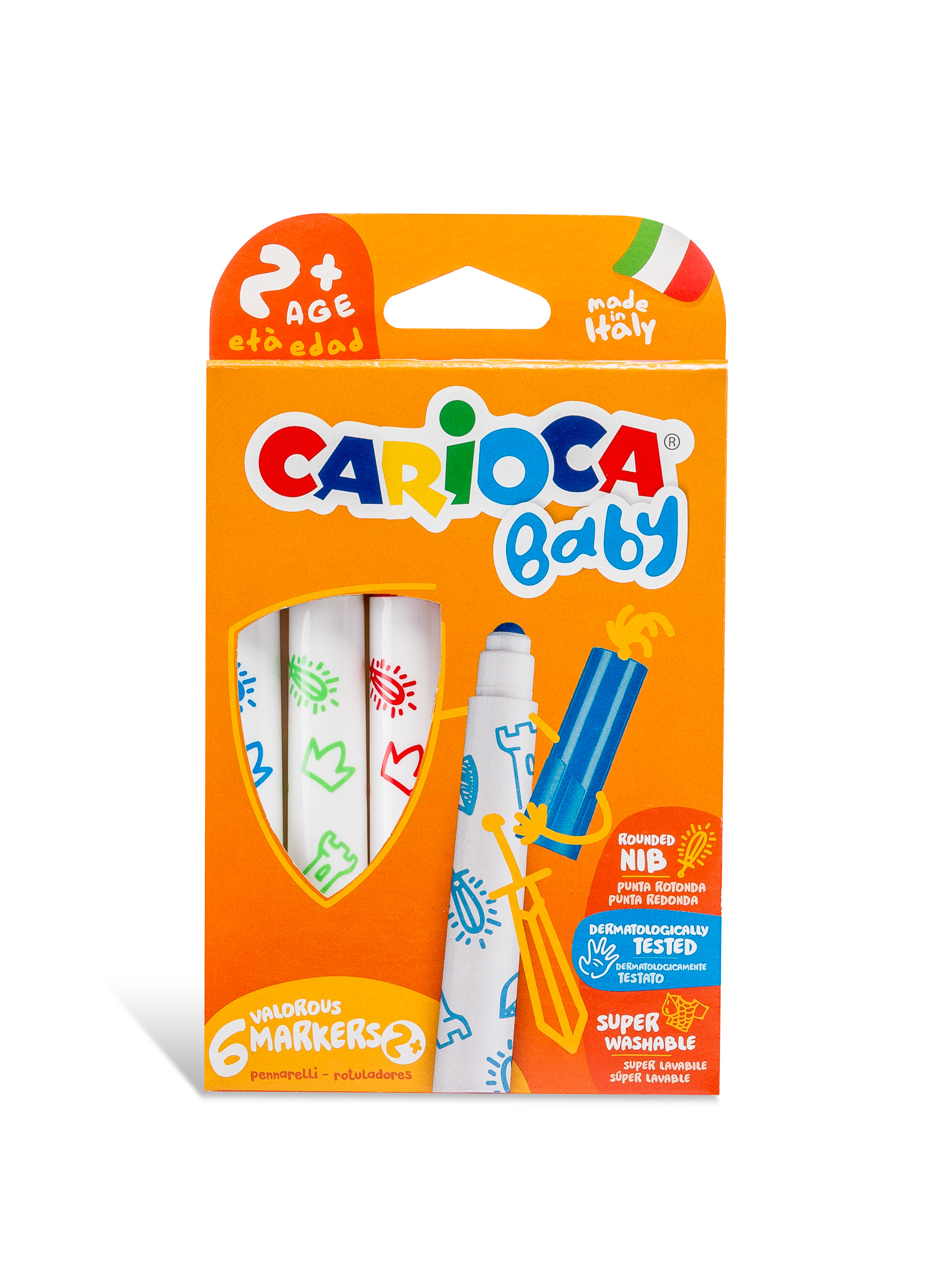 Carioca Baby Markers - Pack of 6